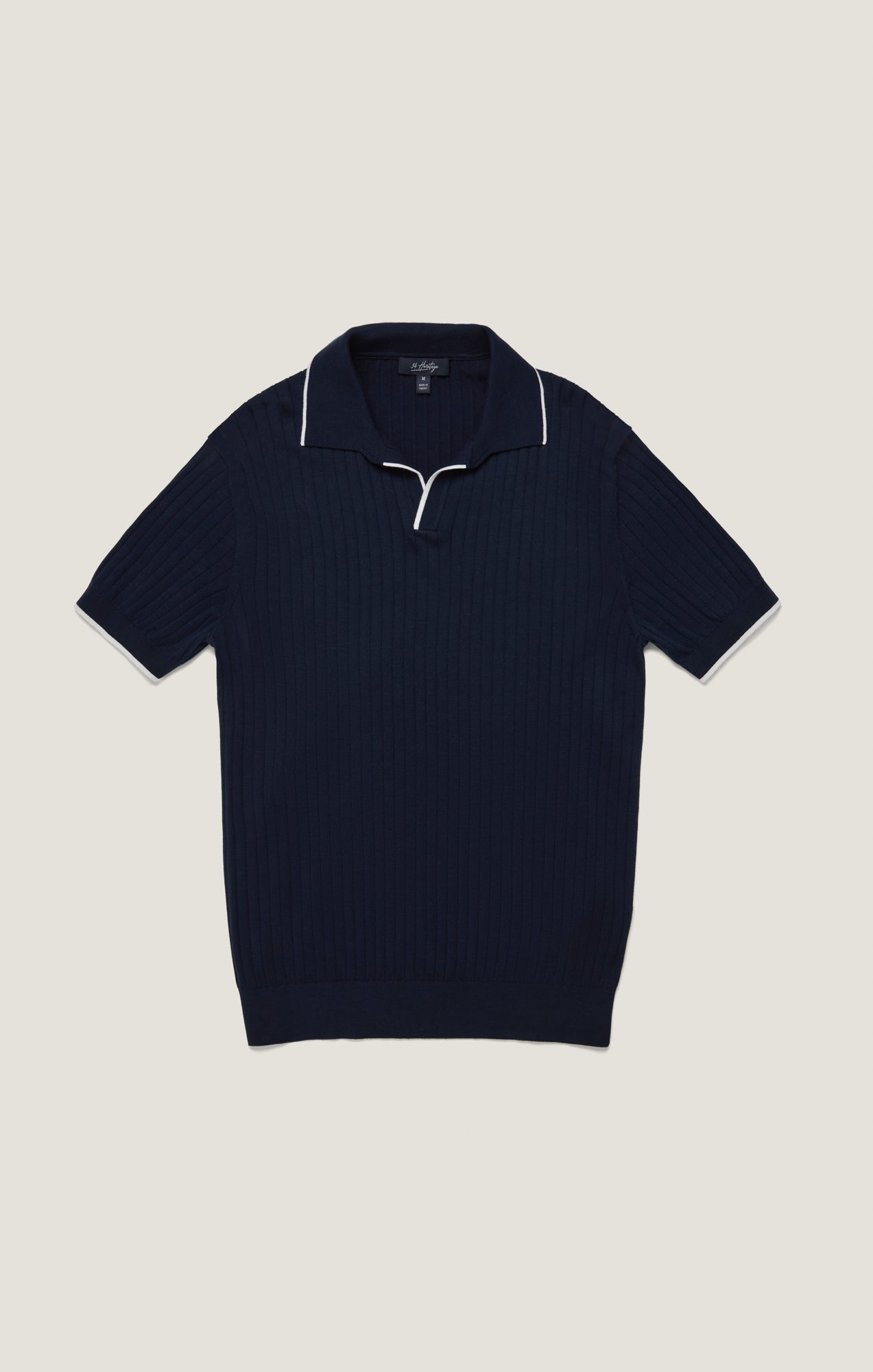 34 Heritage Polo Sweater in Navy