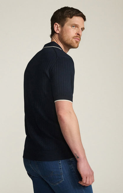 34 Heritage Polo Sweater in Navy