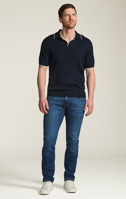 34 Heritage Polo Sweater in Navy