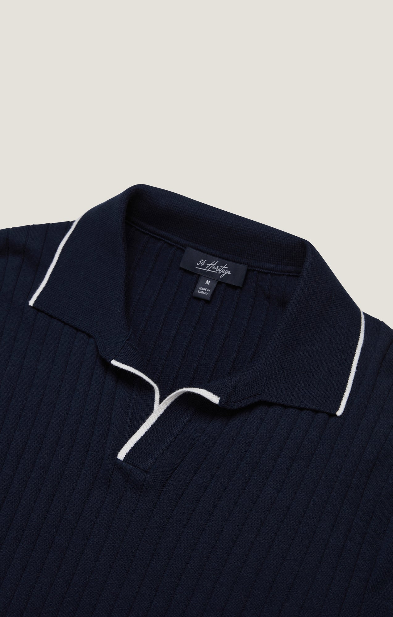 34 Heritage Polo Sweater in Navy