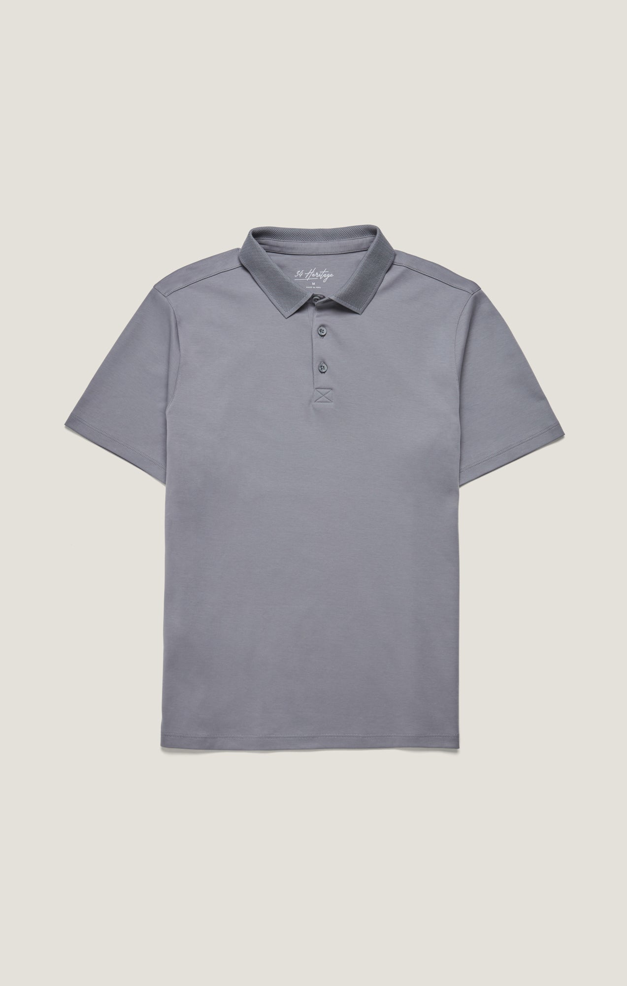 34 Heritage Polo T-Shirt in Monument Grey