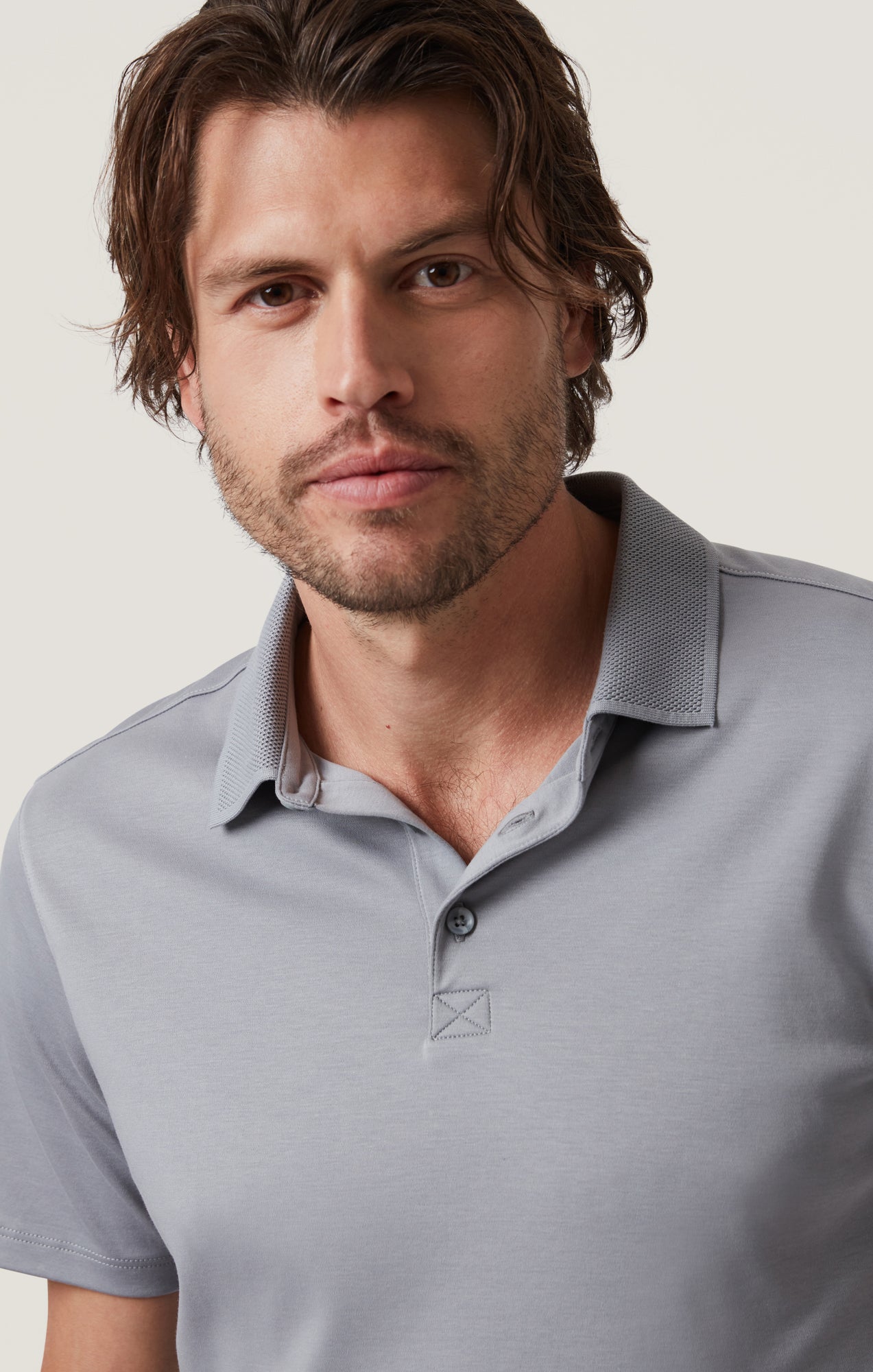 34 Heritage Polo T-Shirt in Monument Grey
