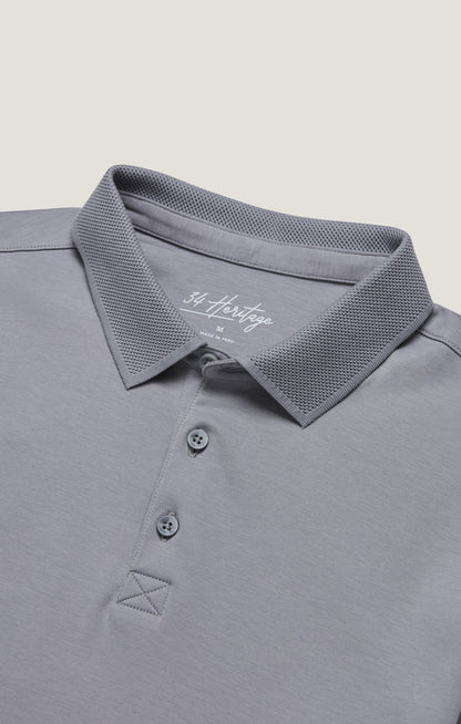 34 Heritage Polo T-Shirt in Monument Grey
