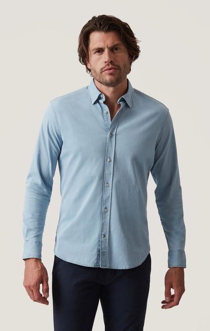 34 Heritage Denim Shirt in Bleach
