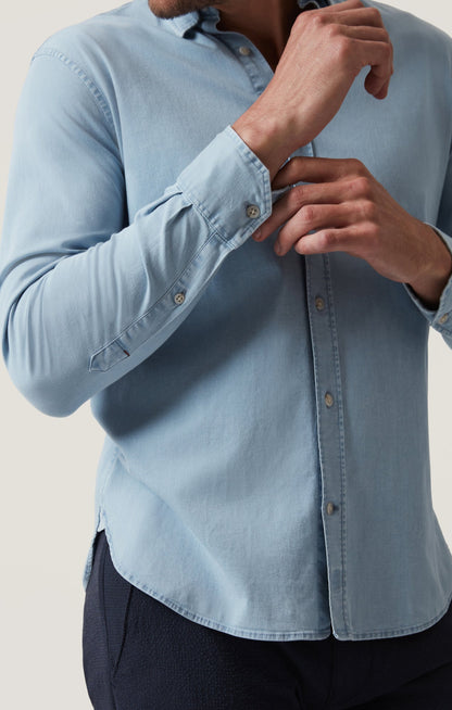 34 Heritage Denim Shirt in Bleach