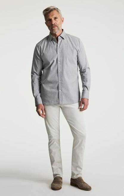 34 Heritage Denim Shirt In Grey Indigo