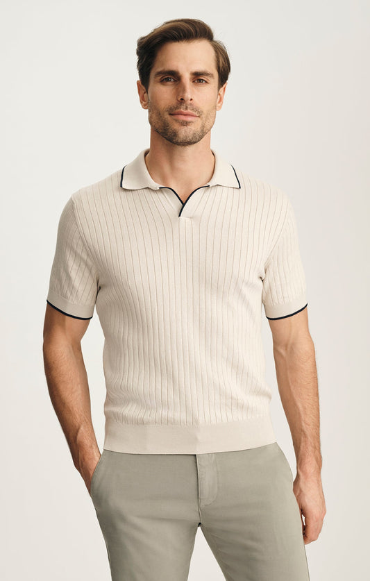 34 Heritage Polo Sweater In Pure Cashmere