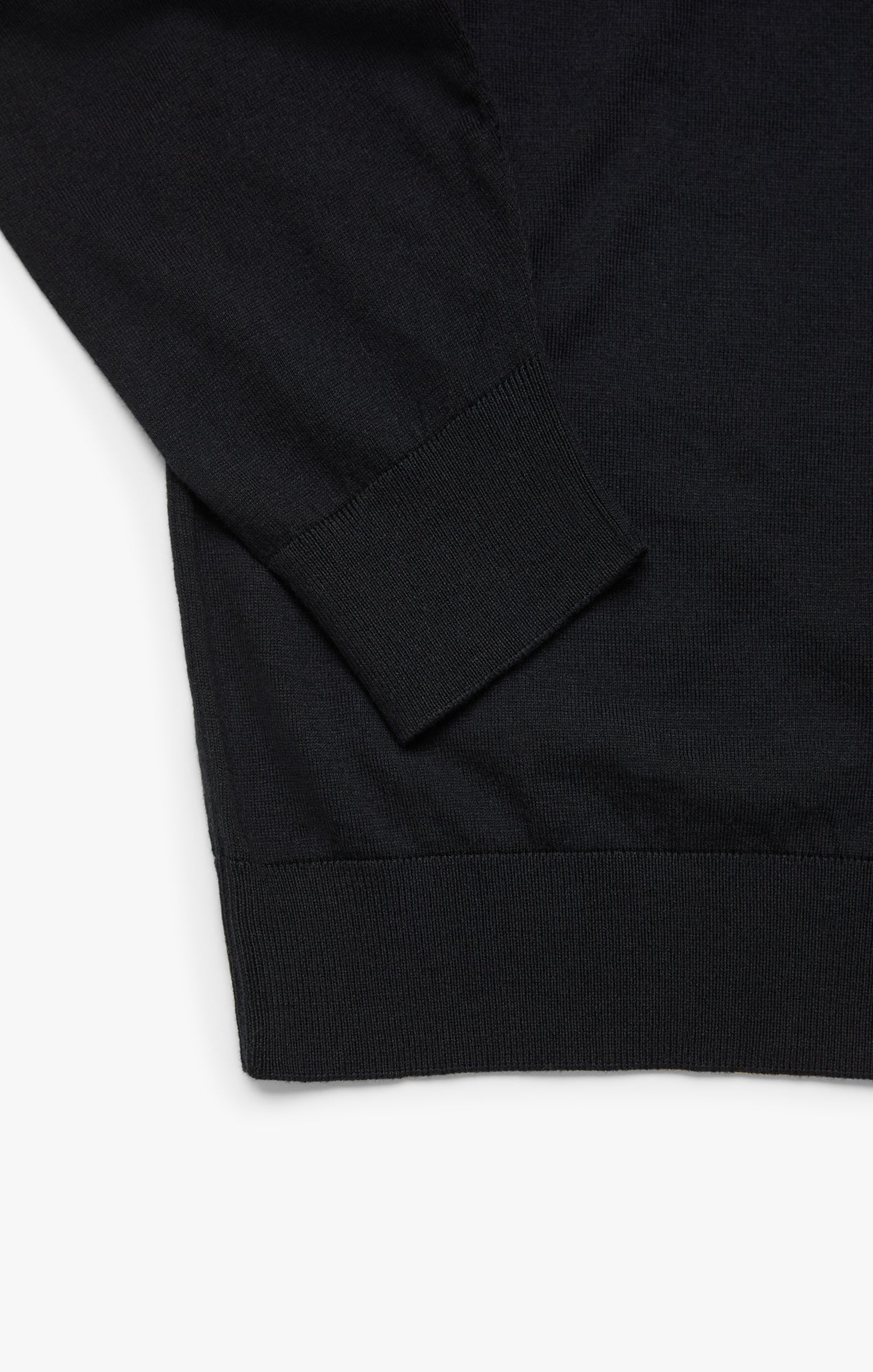 34 Heritage Quarter Zip Sweater In Black