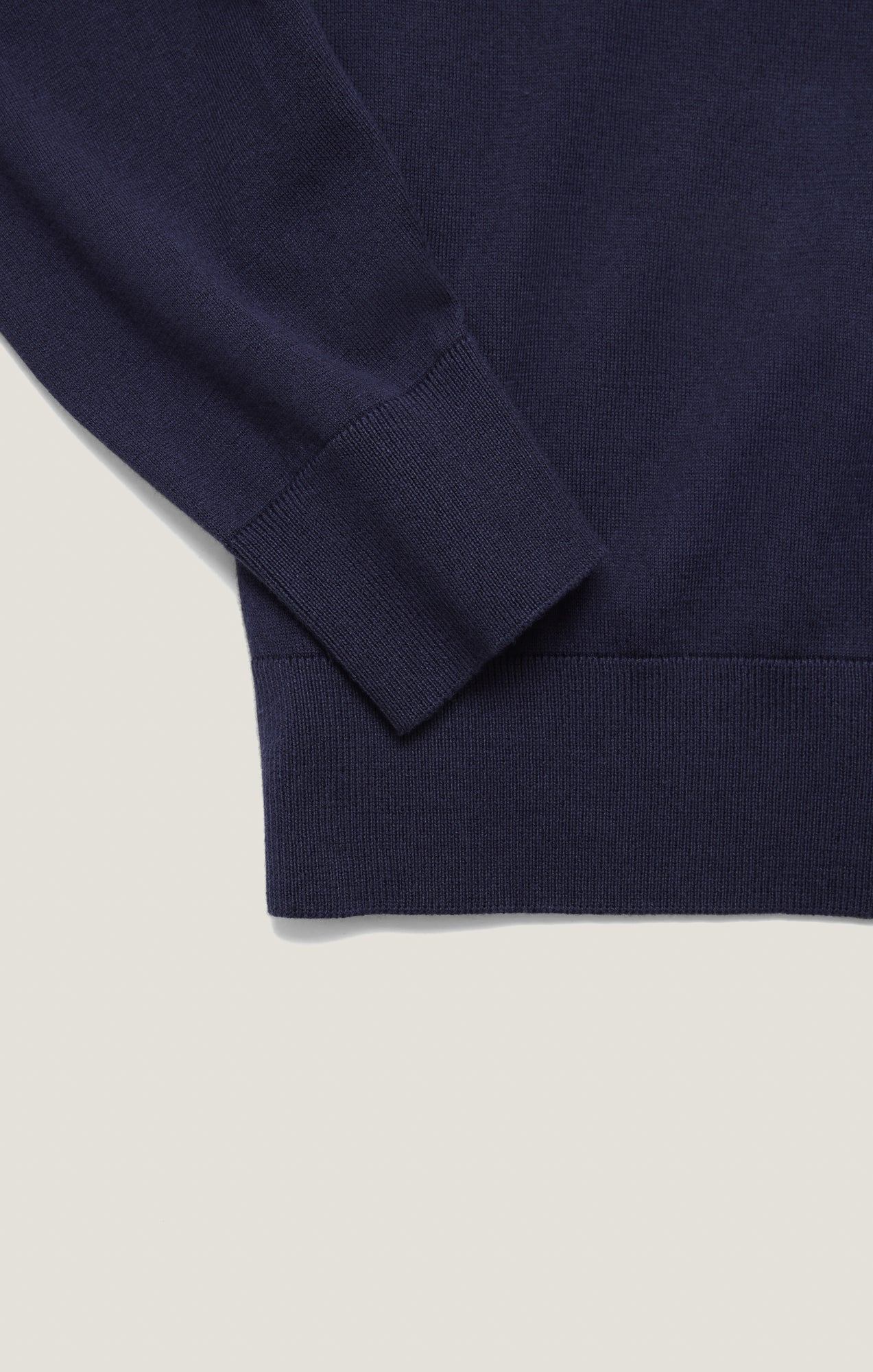 34 Heritage Quarter Zip Sweater In Navy