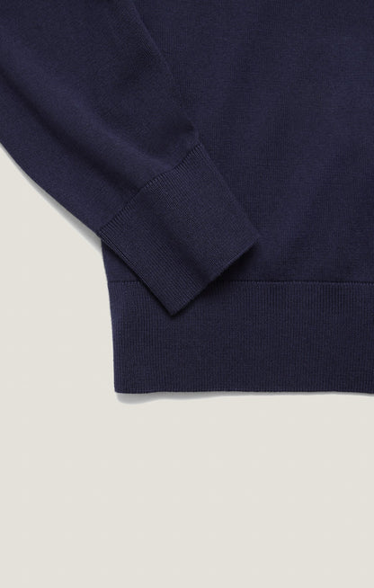 34 Heritage Quarter Zip Sweater In Navy
