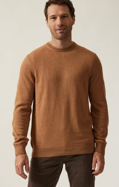 34 Heritage Cashmere Crew Neck Sweater In Tobacco