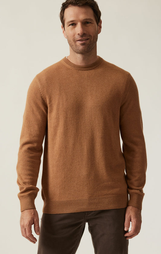 34 Heritage Cashmere Crew Neck Sweater In Tobacco