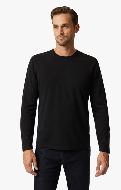34 Heritage Crew Neck Sweater In Black