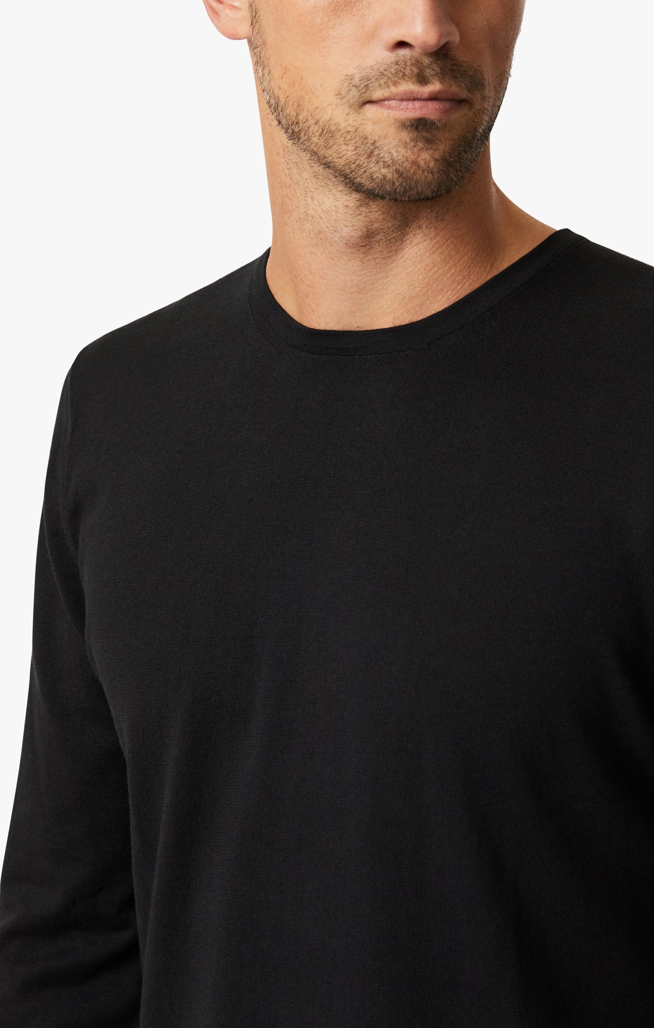 34 Heritage Crew Neck Sweater In Black