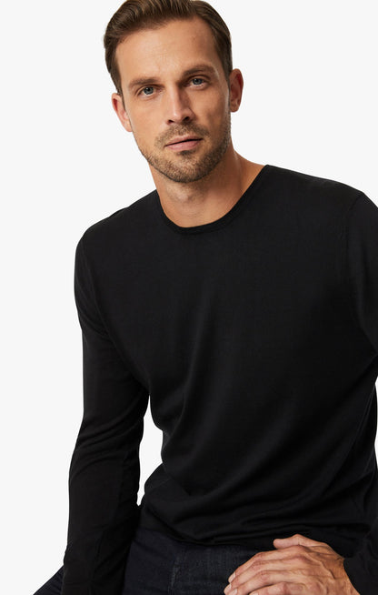 34 Heritage Crew Neck Sweater In Black