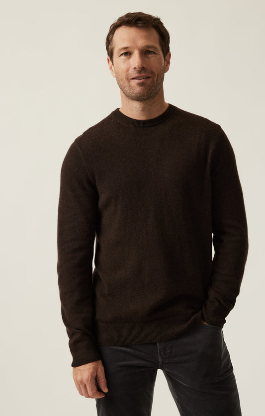 34 Heritage Cashmere Crew Neck Sweater In Brown
