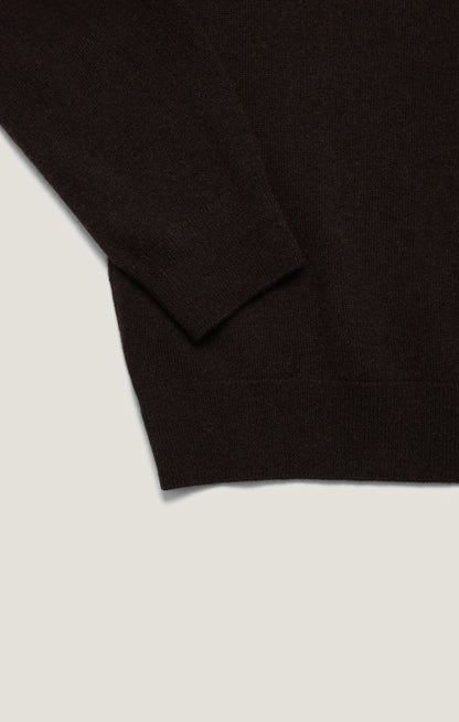 34 Heritage Cashmere Crew Neck Sweater In Brown