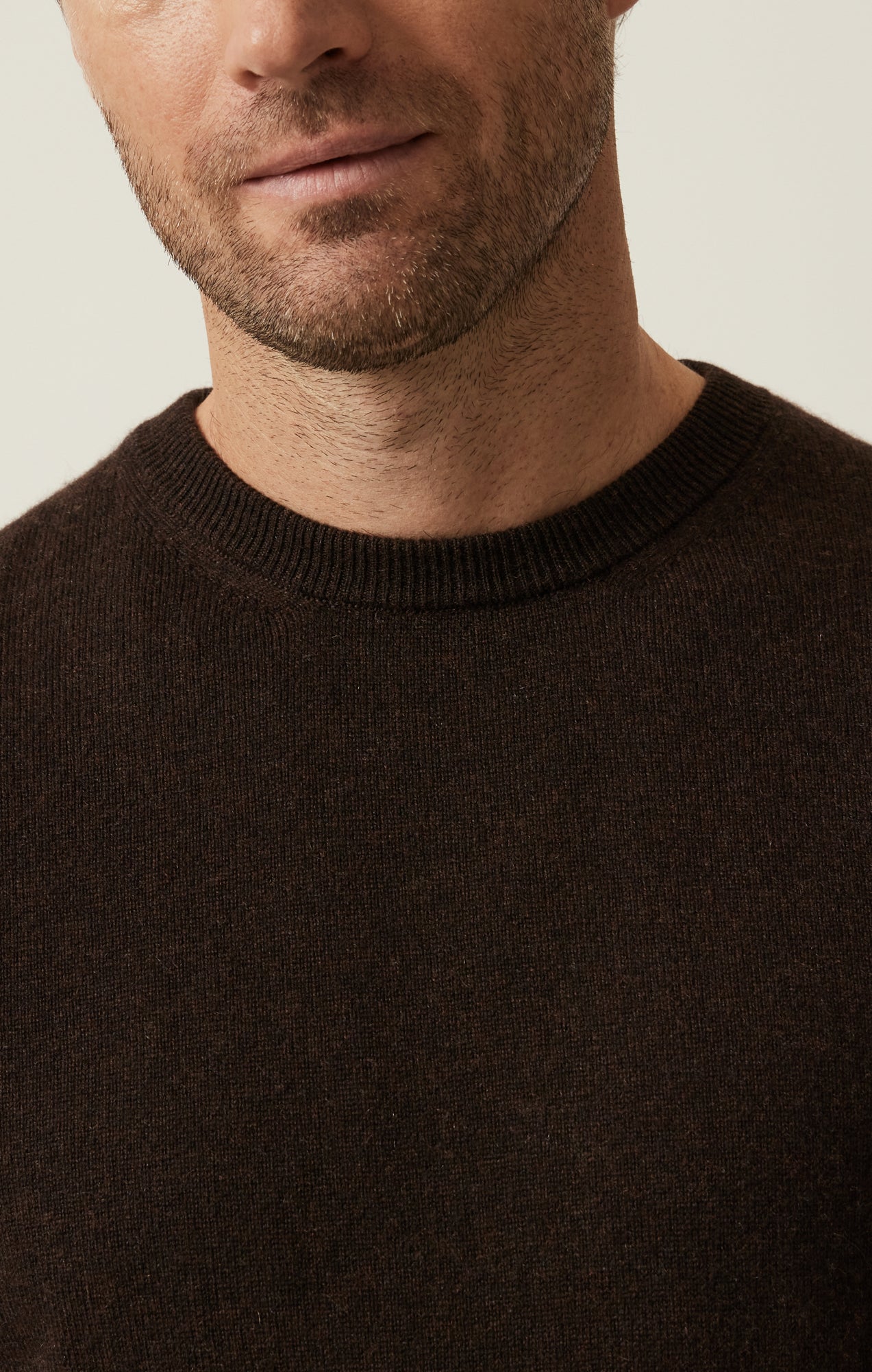 34 Heritage Cashmere Crew Neck Sweater In Brown