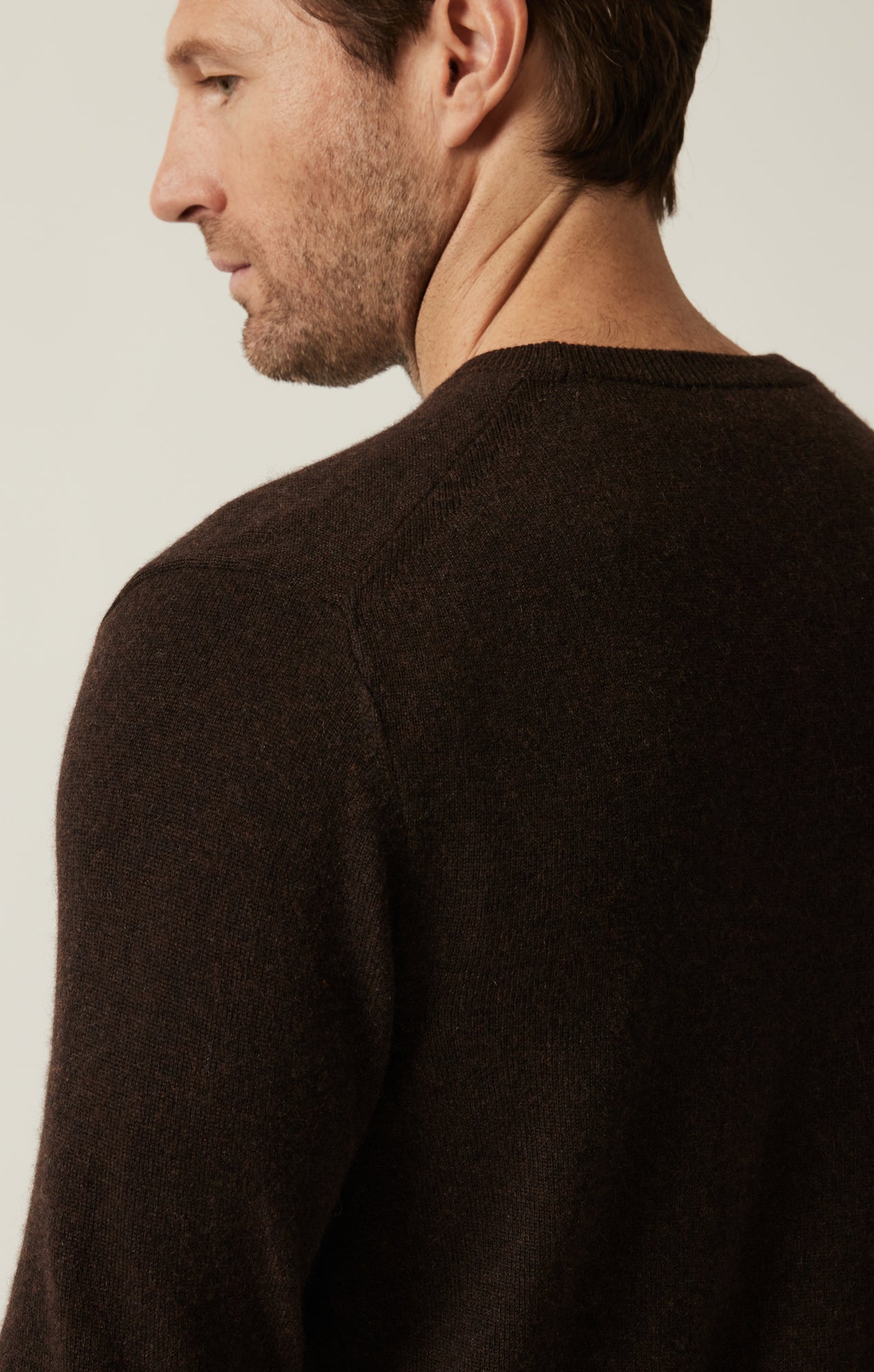34 Heritage Cashmere Crew Neck Sweater In Brown