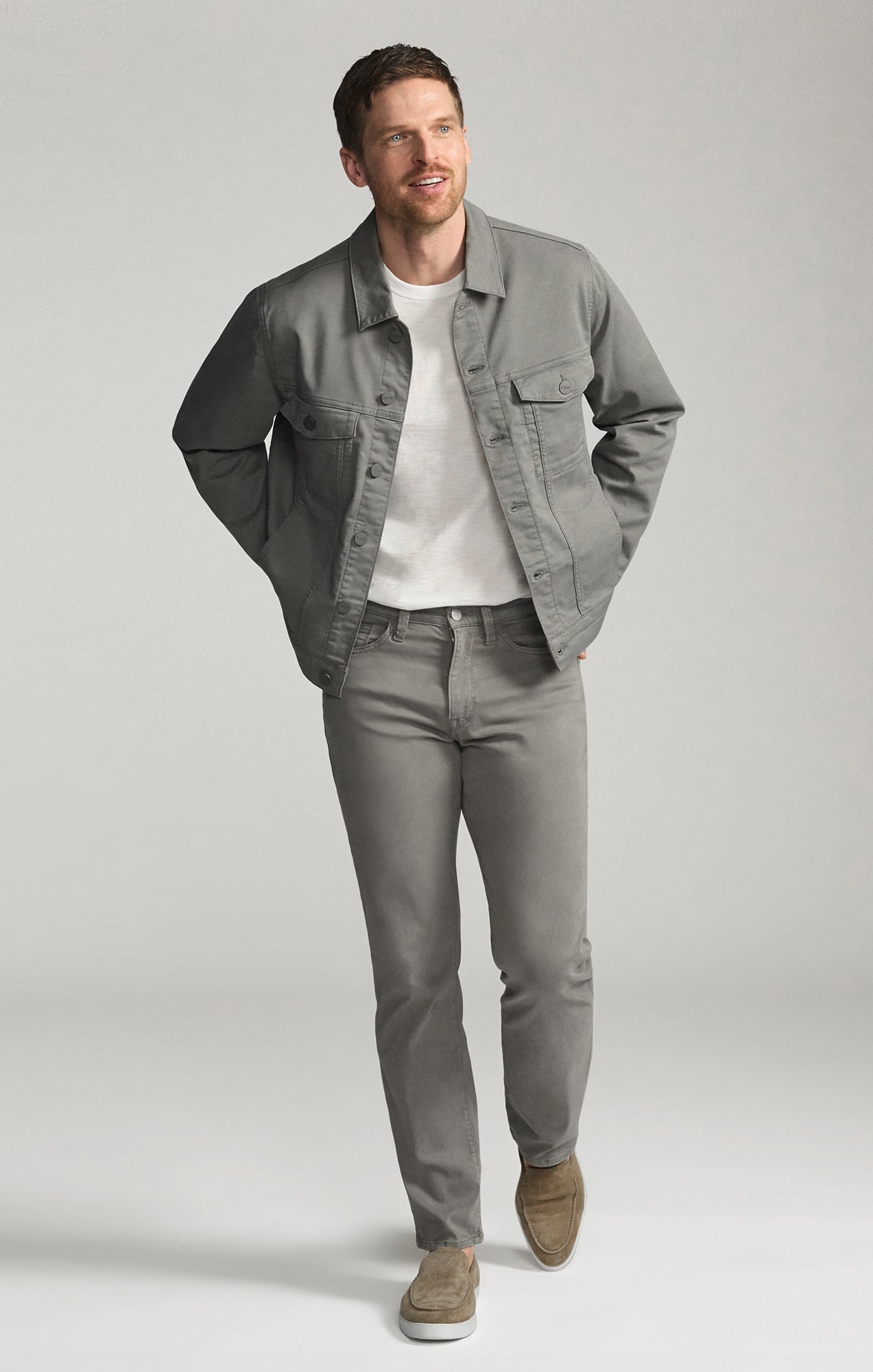 34 Heritage Bologna Jacket in Steel Coolmax