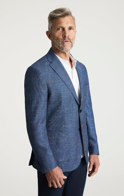 34 Heritage Matteo Luxe Blazer In Navy