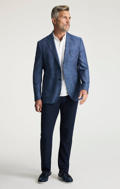 34 Heritage Matteo Luxe Blazer In Navy