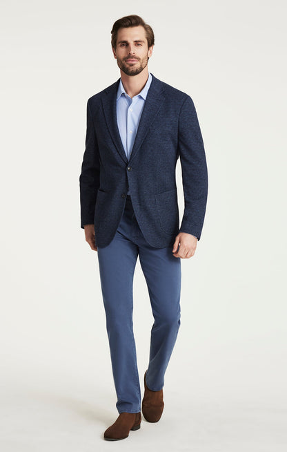34 Heritage Twill Knit Blazer in Dark Navy