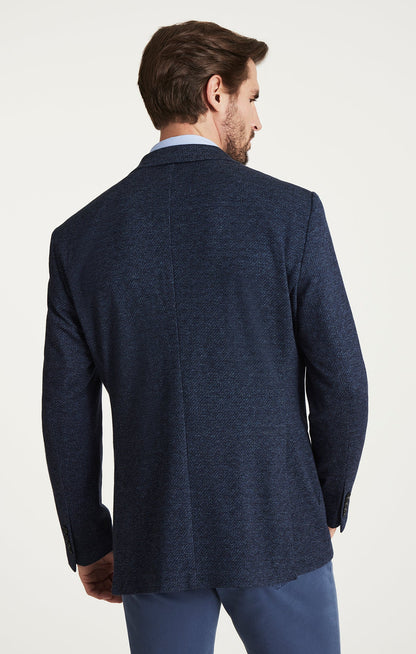 34 Heritage Twill Knit Blazer in Dark Navy