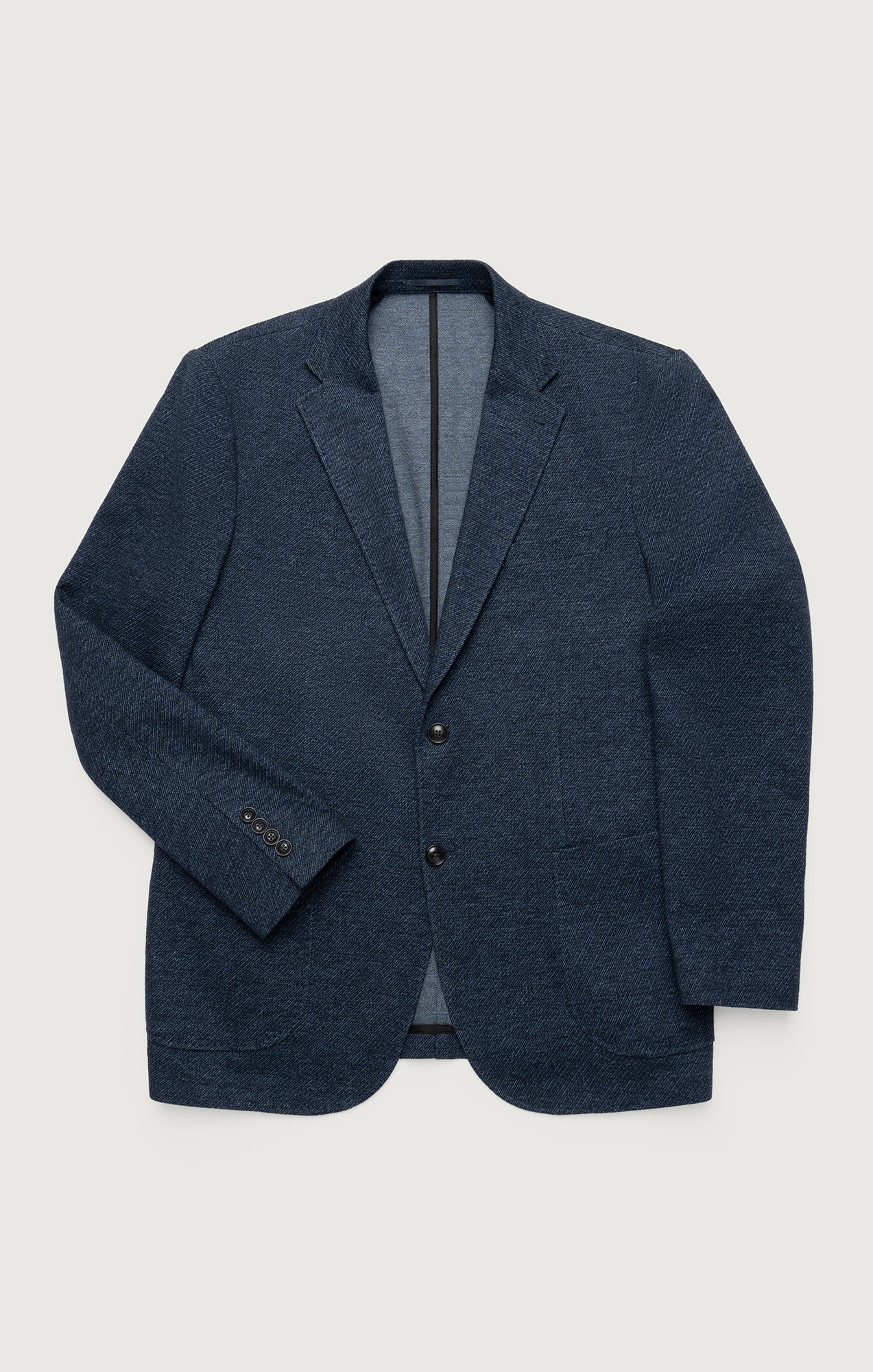 34 Heritage Twill Knit Blazer in Dark Navy