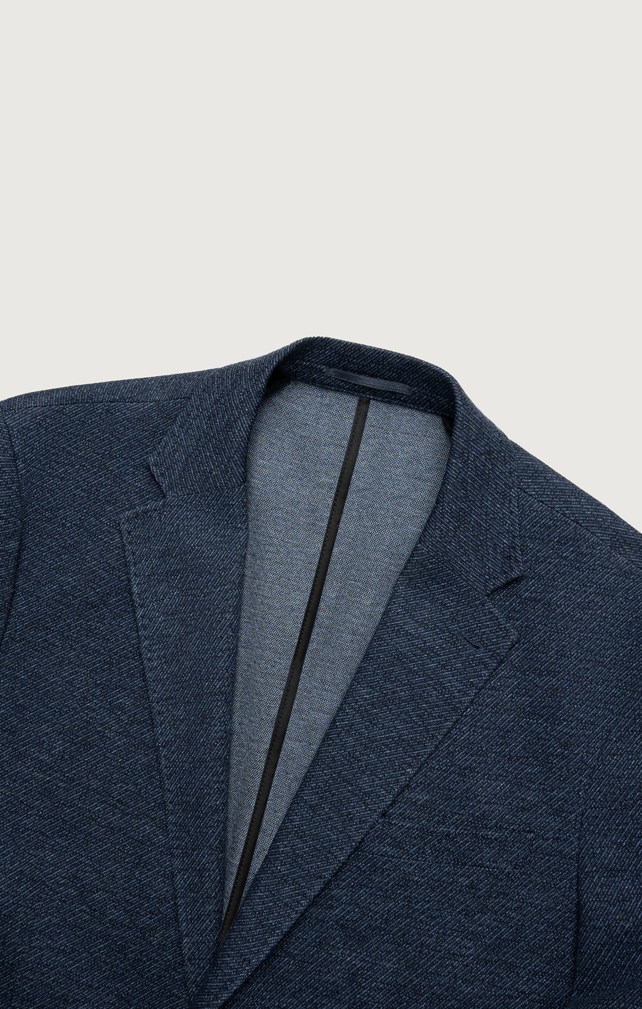34 Heritage Twill Knit Blazer in Dark Navy