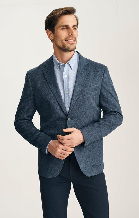 34 Heritage 34 Herigage Men's Matteo Blazer In Navy Melange