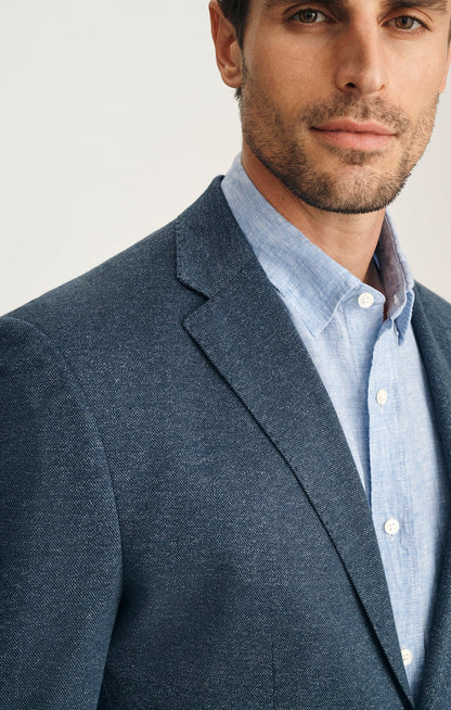 34 Heritage 34 Herigage Men's Matteo Blazer In Navy Melange