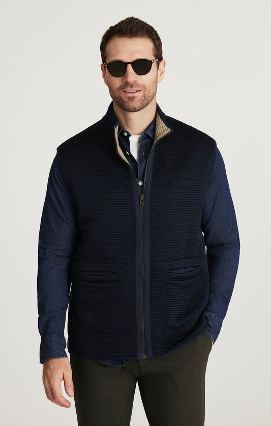 34 Heritage Ottoman Vest in Navy