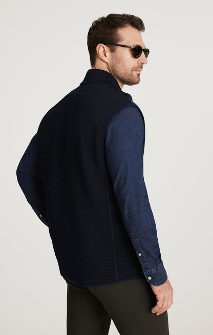 34 Heritage Ottoman Vest in Navy