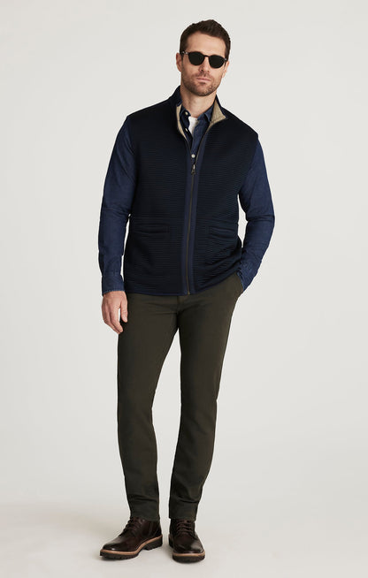 34 Heritage Ottoman Vest in Navy