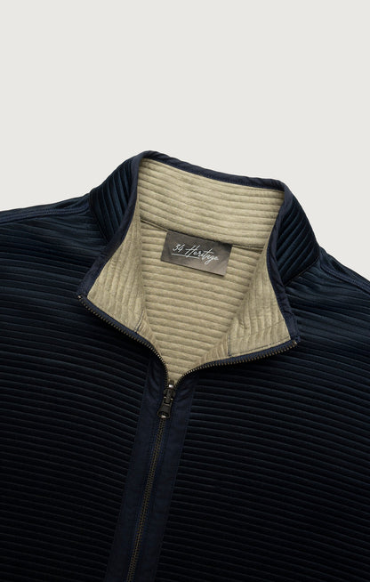 34 Heritage Ottoman Vest in Navy