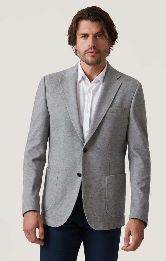 34 Heritage Matteo Blazer in Grey Melange