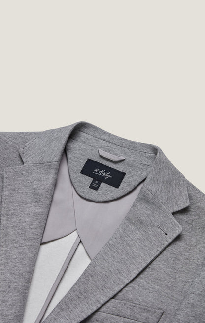 34 Heritage Matteo Blazer in Grey Melange