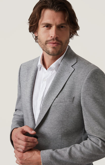 34 Heritage Matteo Blazer in Grey Melange