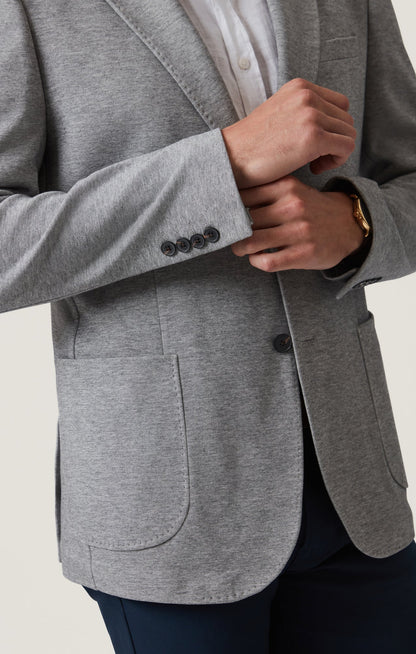 34 Heritage Matteo Blazer in Grey Melange