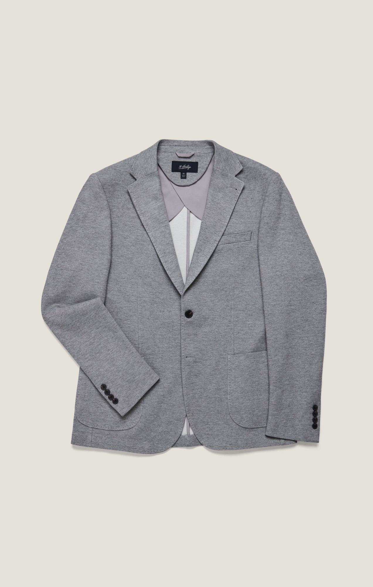 34 Heritage Matteo Blazer in Grey Melange
