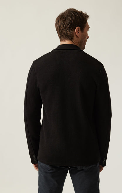 34 Heritage Double Face Blazer In Black