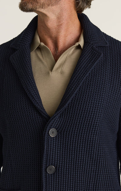 34 Heritage Birch Knit Blazer in Navy