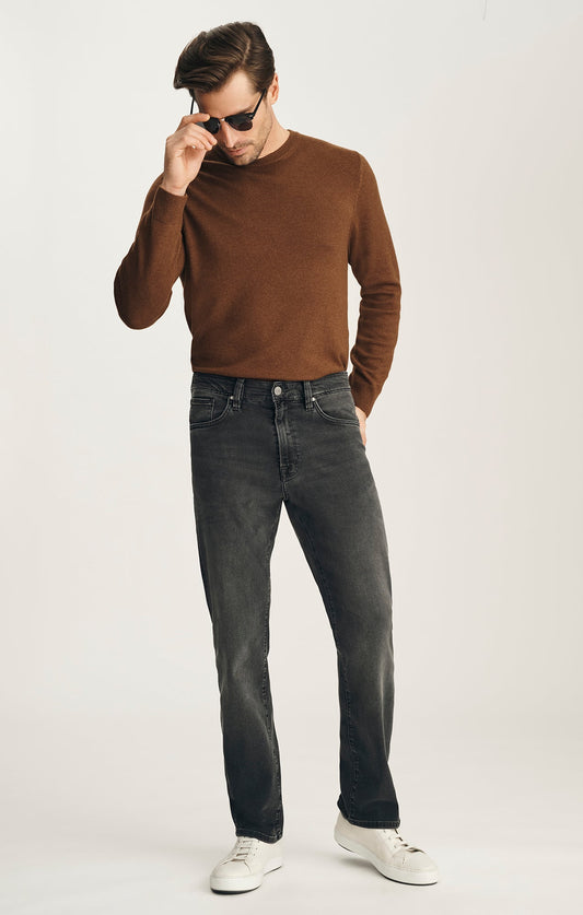 34 Heritage Charisma Relaxed Straight Jeans Smoke Brushed Urban