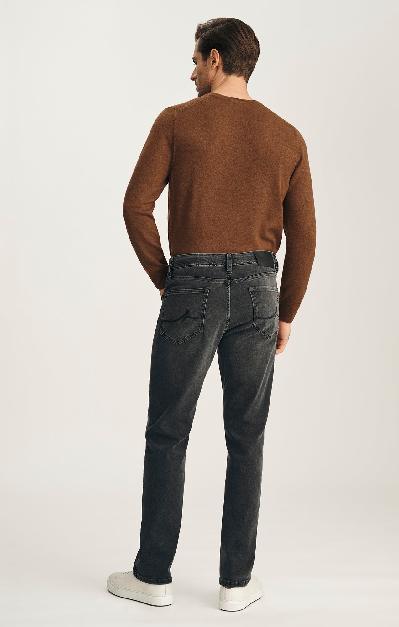 34 Heritage Charisma Relaxed Straight Jeans Smoke Brushed Urban