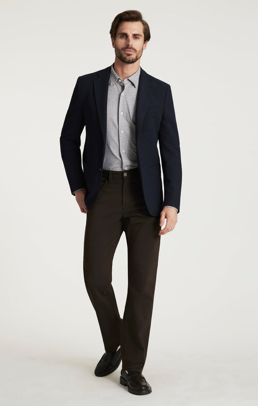 34 Heritage Charisma Relaxed Straight Commuter Pants in Brown