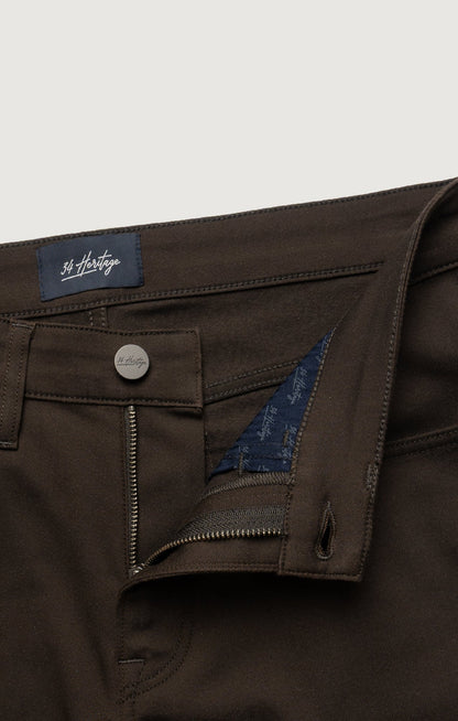 34 Heritage Charisma Relaxed Straight Commuter Pants in Brown