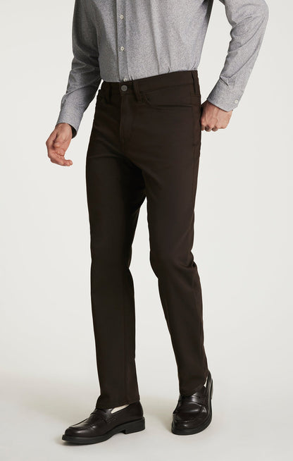 34 Heritage Charisma Relaxed Straight Commuter Pants in Brown