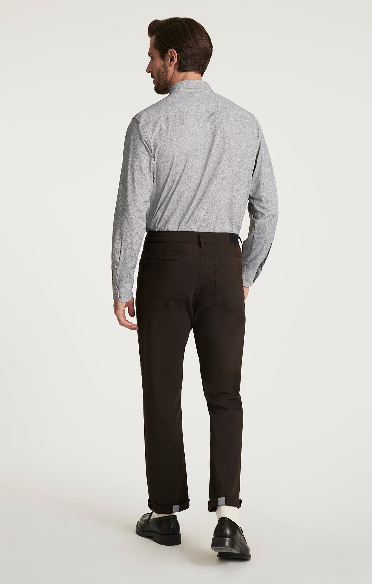 34 Heritage Charisma Relaxed Straight Commuter Pants in Brown
