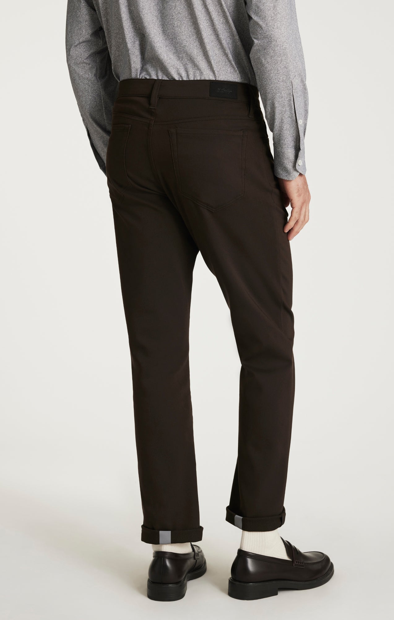 34 Heritage Charisma Relaxed Straight Commuter Pants in Brown